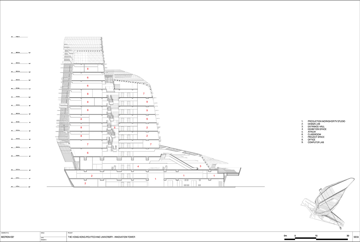 Zaha Hadid’s Jockey Club Innovation Tower wins RIBA Award for International Excellence