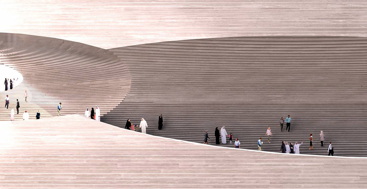 Explore Höweler + Yoon’s mountainous design for Empathy Pavilion for Dubai Expo 2020