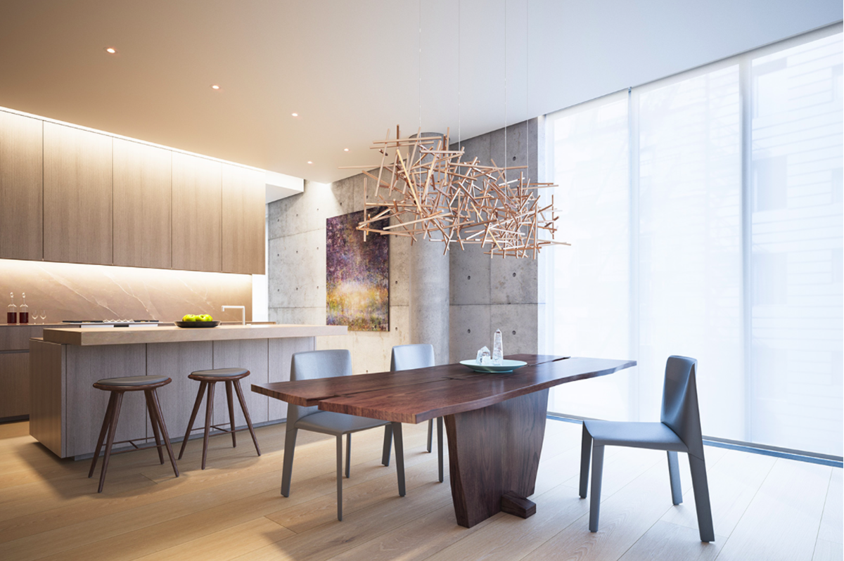 Tadao Ando&rsquo;s 152 Elizabeth Street in Manhattan is covered by a living vegetation wall