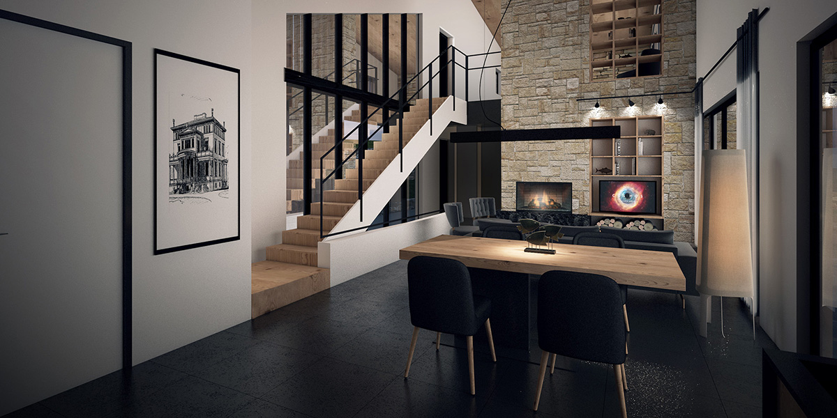 Datca House made of local stone in Turkey designed by Motto Architecture