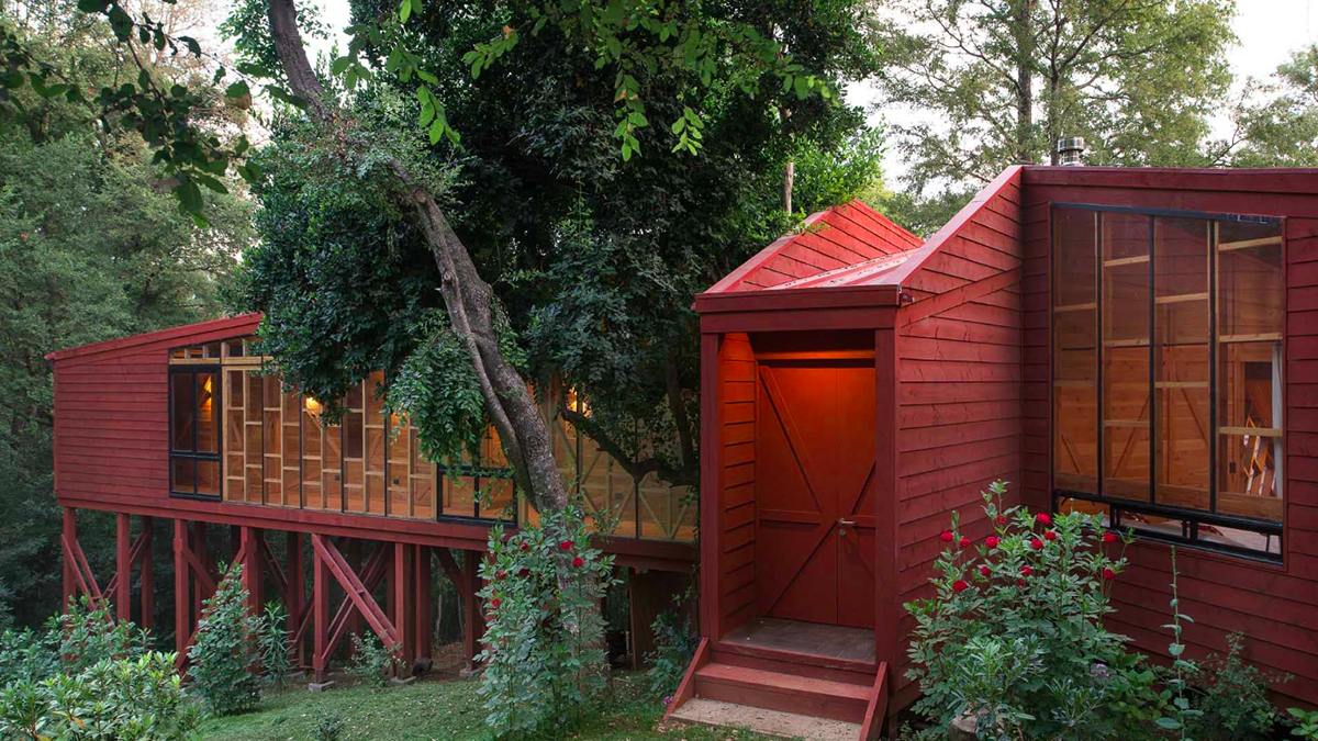 Sebastian Irarrazaval completes snake-shaped 2Y House in Chile’s wild forests
