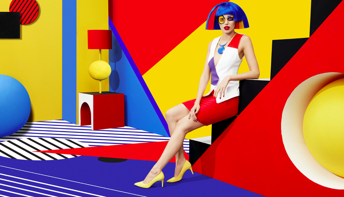 Sagmeister & Walsh created a series of pop-art paintings for Aïzone’s Fall/Winter 2016 campaign