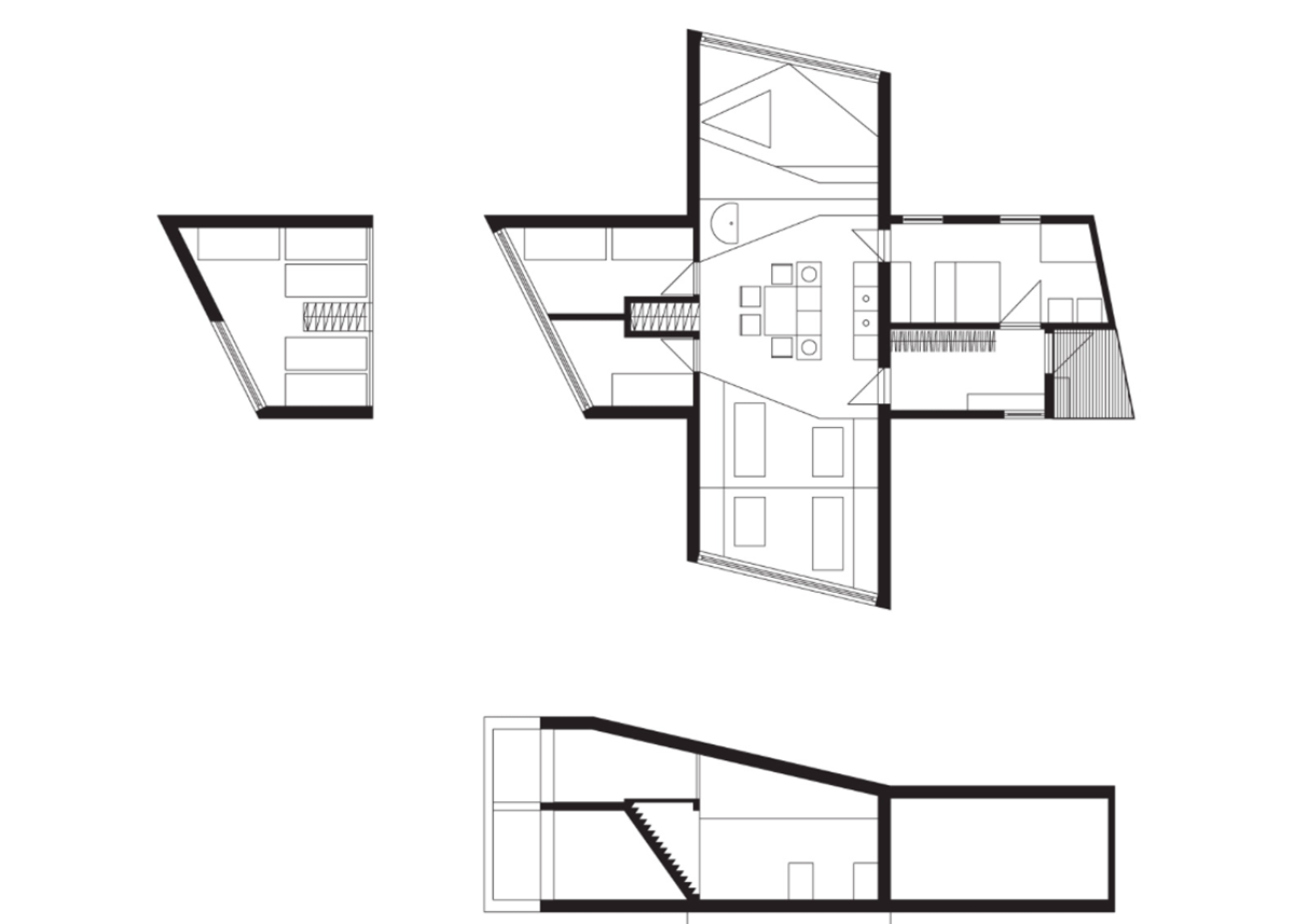 The 35 self-catering mountain lodges by KOKO Architects scattered on the rocky shores of Norway