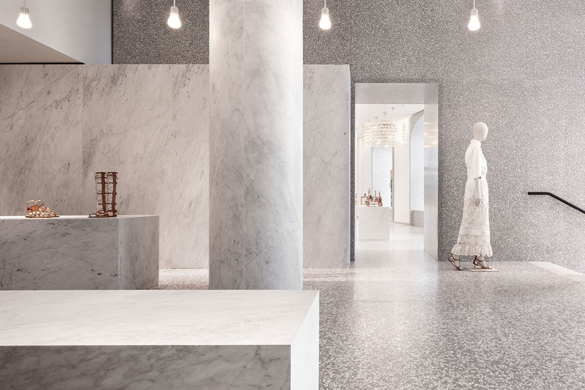 David Chipperfield Architects adds new materials and techniques to Valentino Roman Flagship store