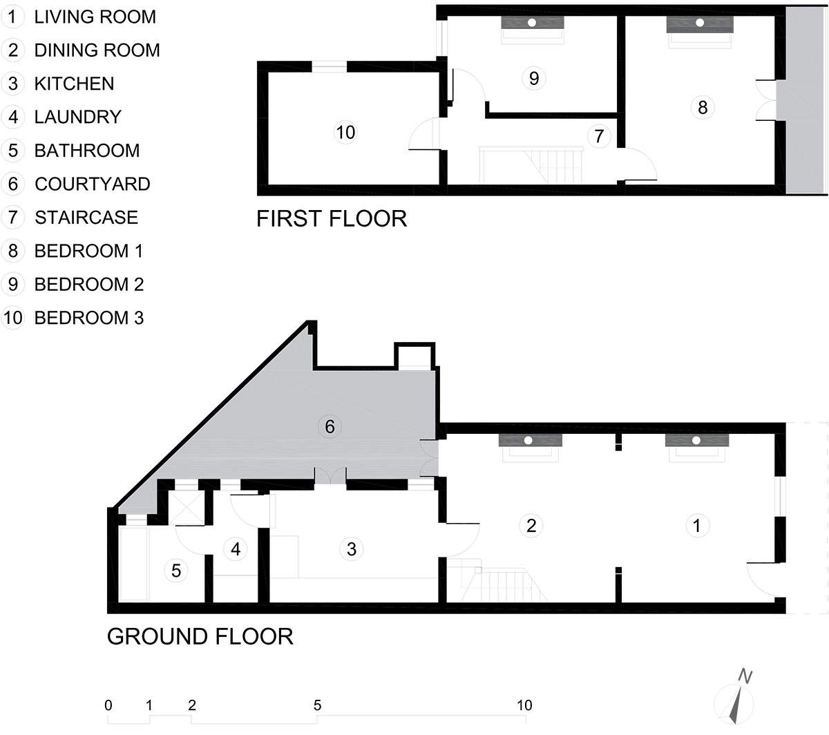 LAVA completed renovation of terrace of Tivoli Residence in Sydney with bulbous forms