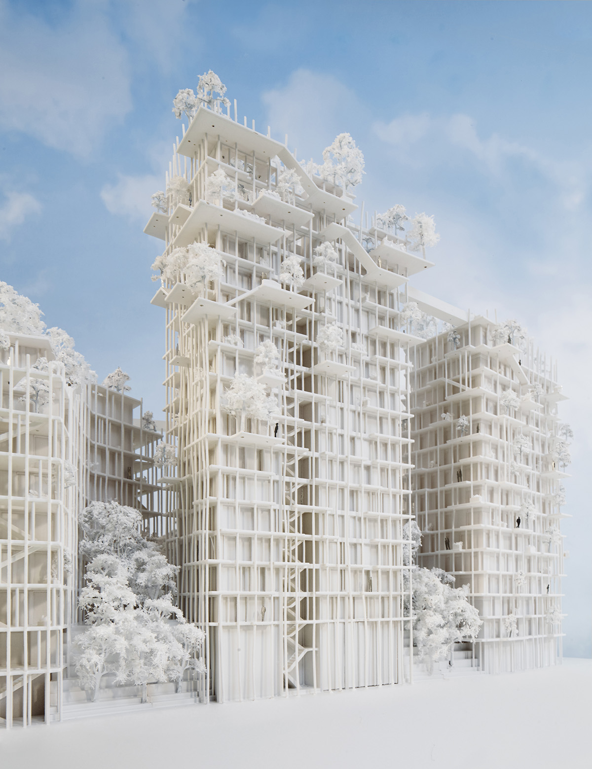 Sou Fujimoto and Laisn&eacute; Roussel unveil wooden &rsquo;Canopia&rsquo; tower in France