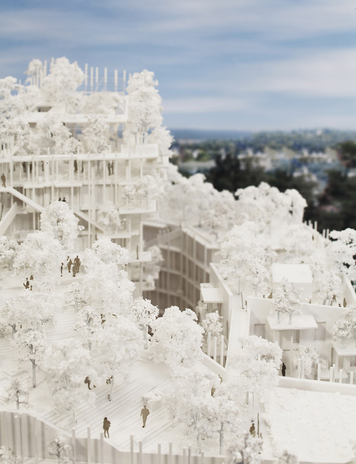 Sou Fujimoto and Laisn&eacute; Roussel unveil wooden &rsquo;Canopia&rsquo; tower in France