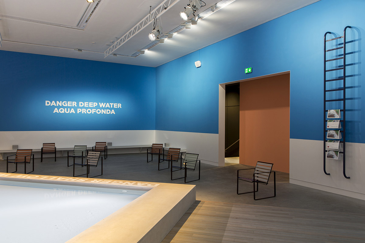 Australia Pavilion installs a huge pool addressing to healing racial and cultural division in Venice