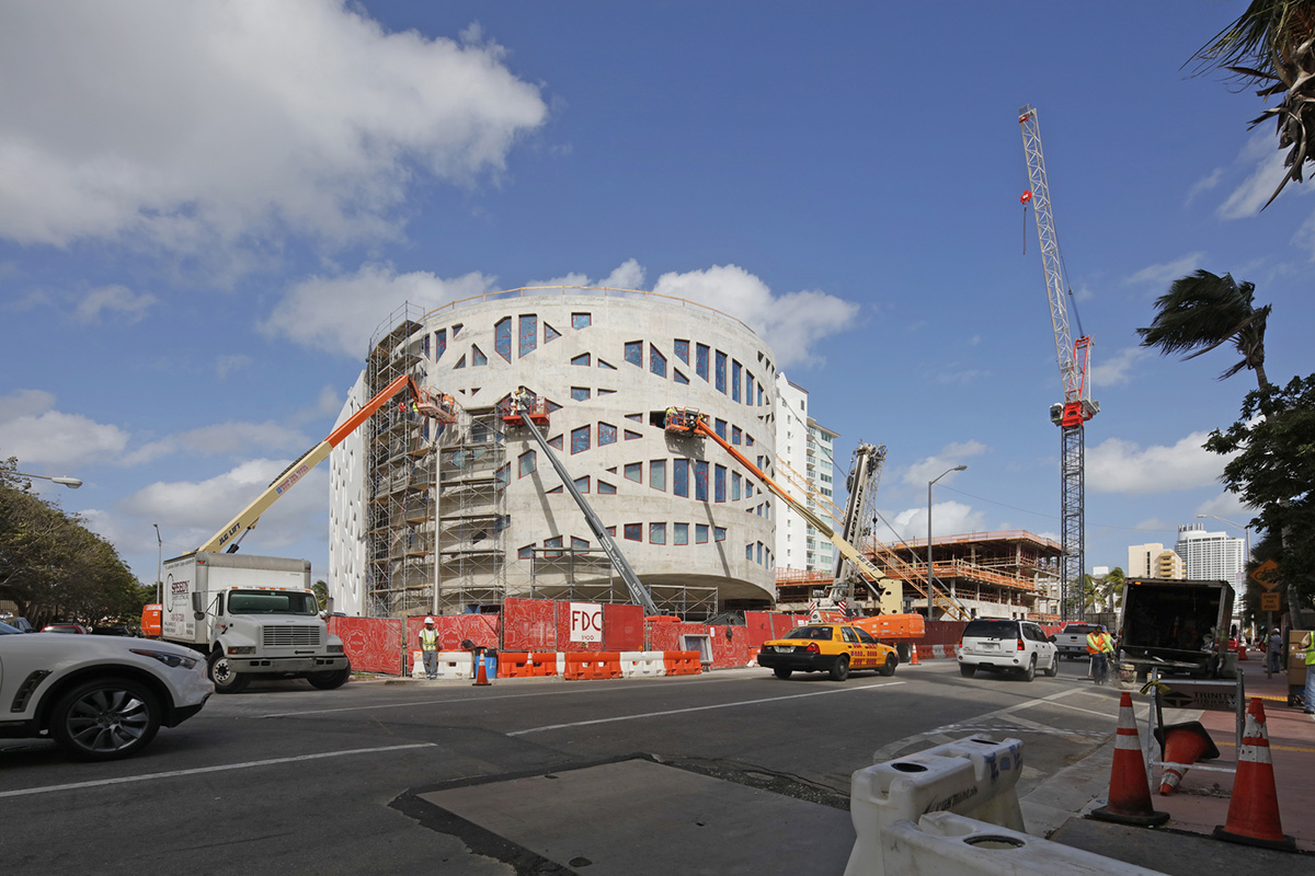 OMA’s new building for Faena District in Miami Beach nears completion