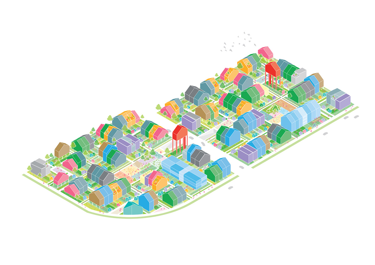 MVRDV with Traumhaus redefine affordable suburban housing