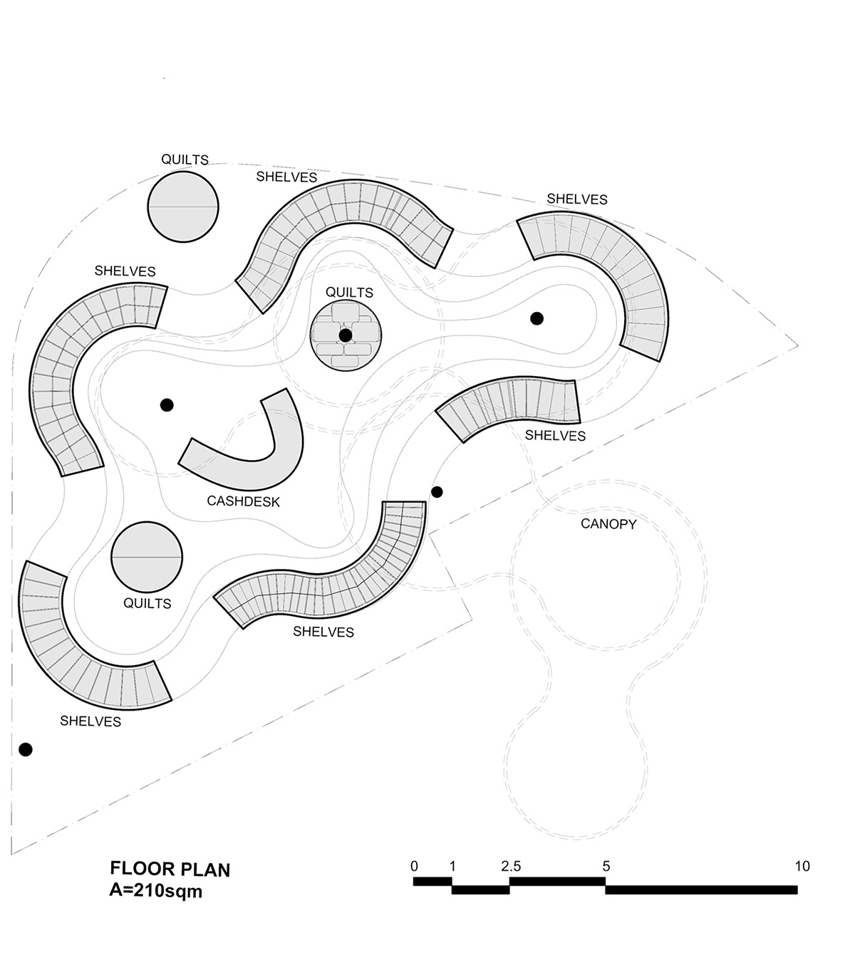 LAVA’s new regional duty free section at Sydney Airport inspired by the sandstone rock formations