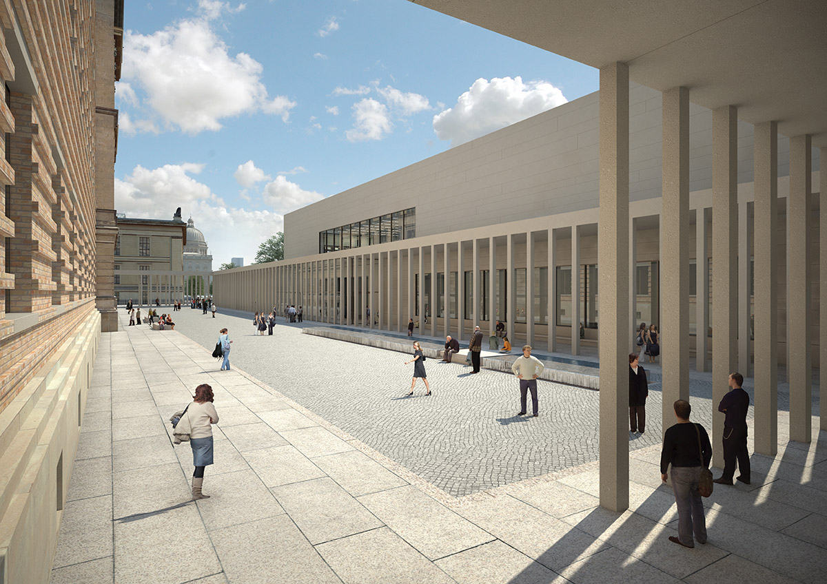 James Simon Galerie on Berlin’s Museum designed by David Chipperfield Architects nears completion