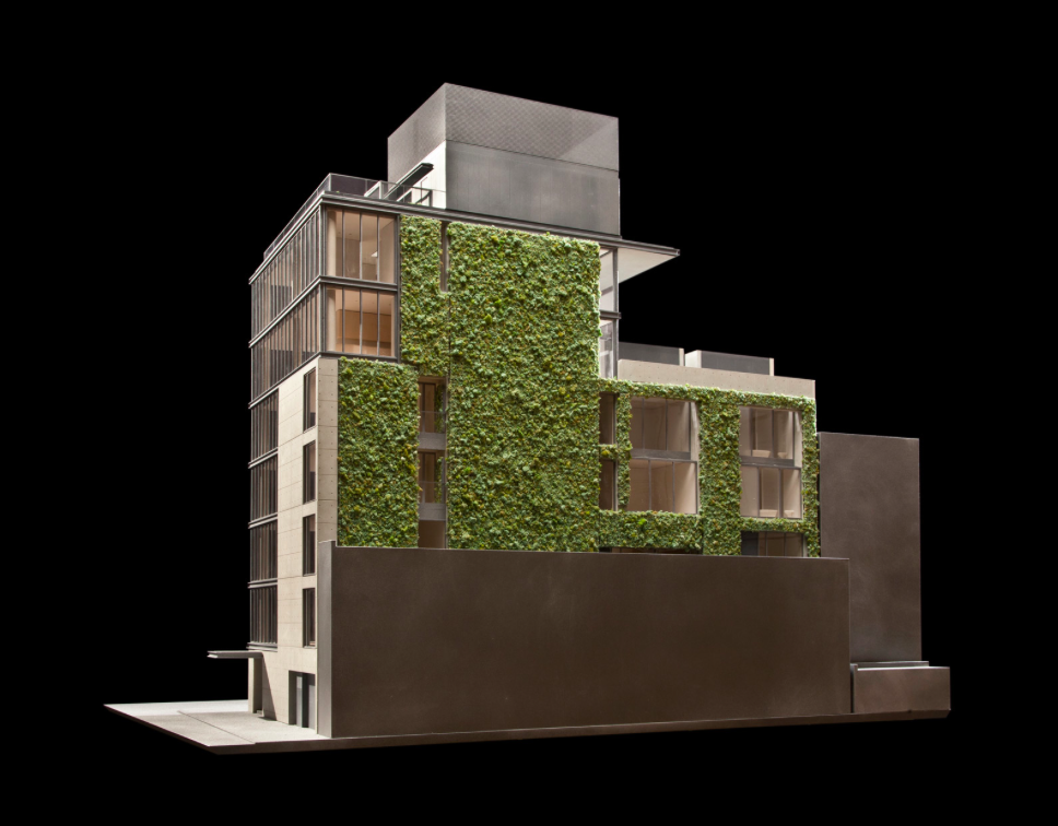 Tadao Ando&rsquo;s 152 Elizabeth Street in Manhattan is covered by a living vegetation wall