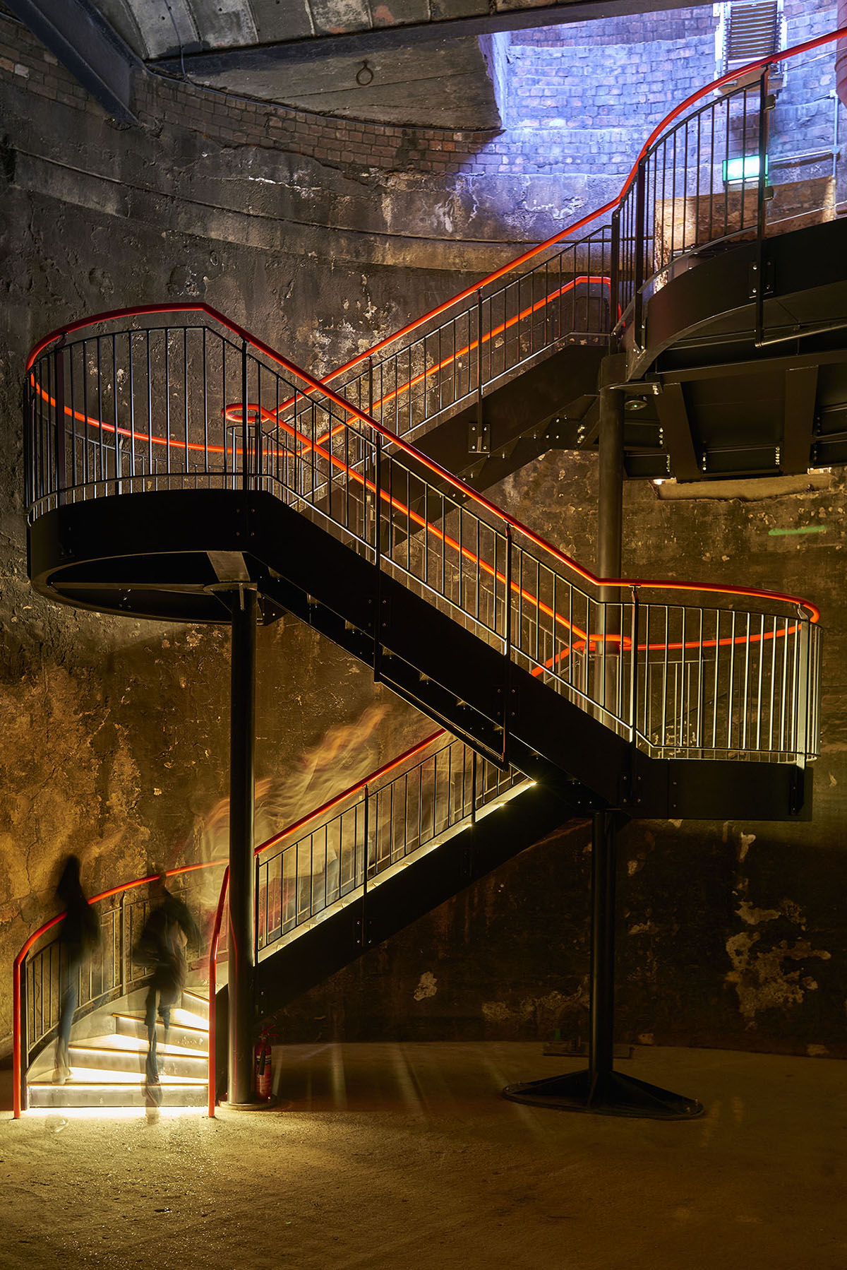 Tate Harmer creates a sculptural staircase for the Brunel Museum in London