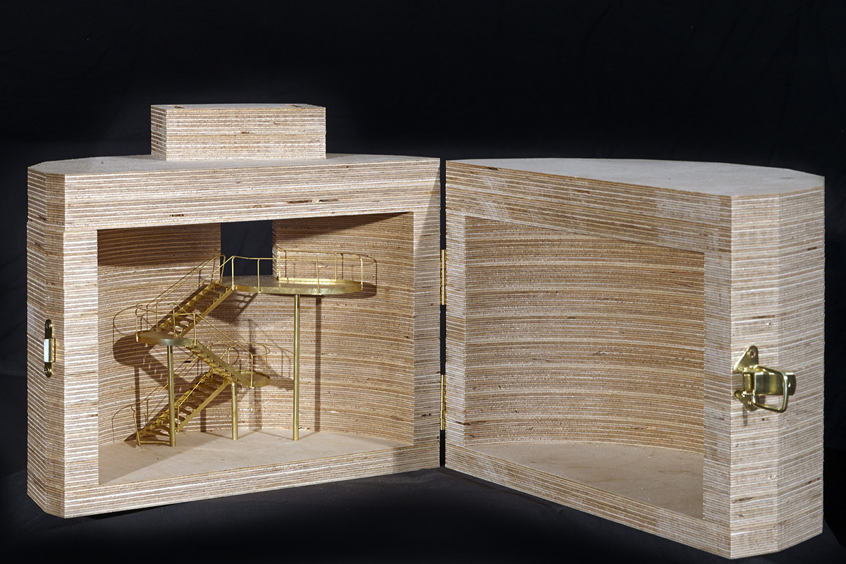 Tate Harmer creates a sculptural staircase for the Brunel Museum in London