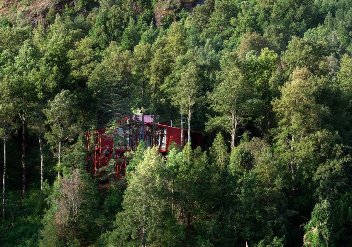 Sebastian Irarrazaval completes snake-shaped 2Y House in Chile’s wild forests