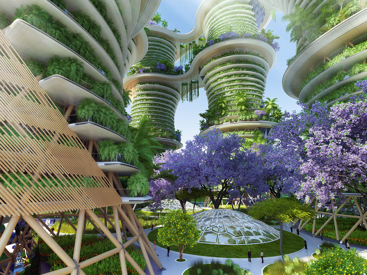 ’Hyperions’, Agritectural Garden Towers for Jaypee Greens Sports City ...