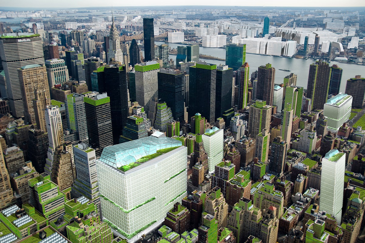 Terreform proposes an autonomous and self-sufficient city with New York City (Steady) State project