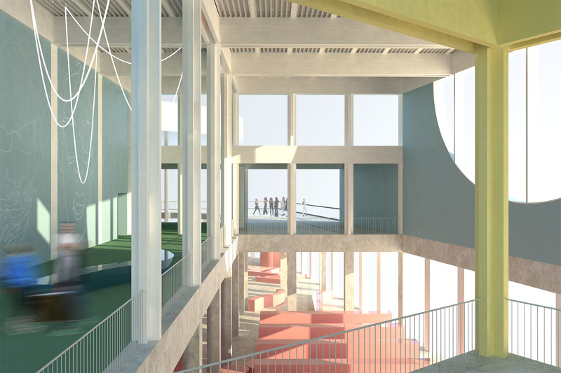 Norell/Rodhe unveils proposal for Skellefteş Kulturhus in Sweden composed of characterized buildings