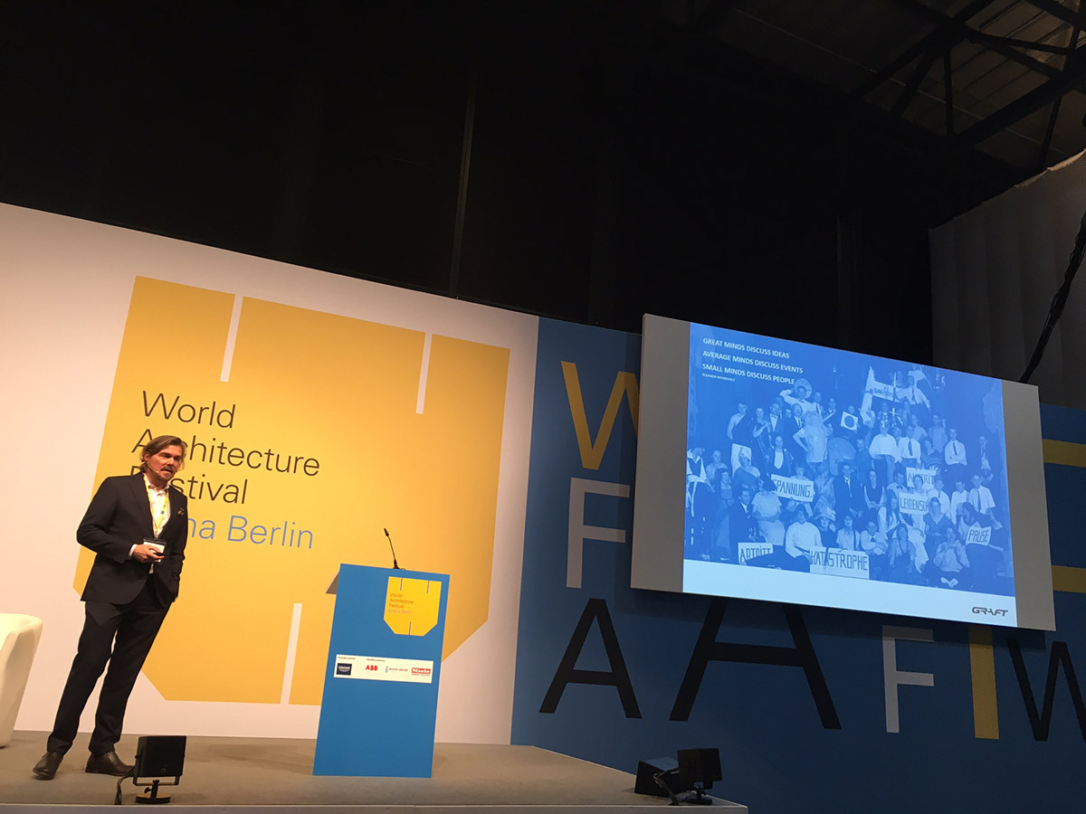 ’’The problem is ownership in architecture’’ says Lars Kruckeberg from Graft Architects