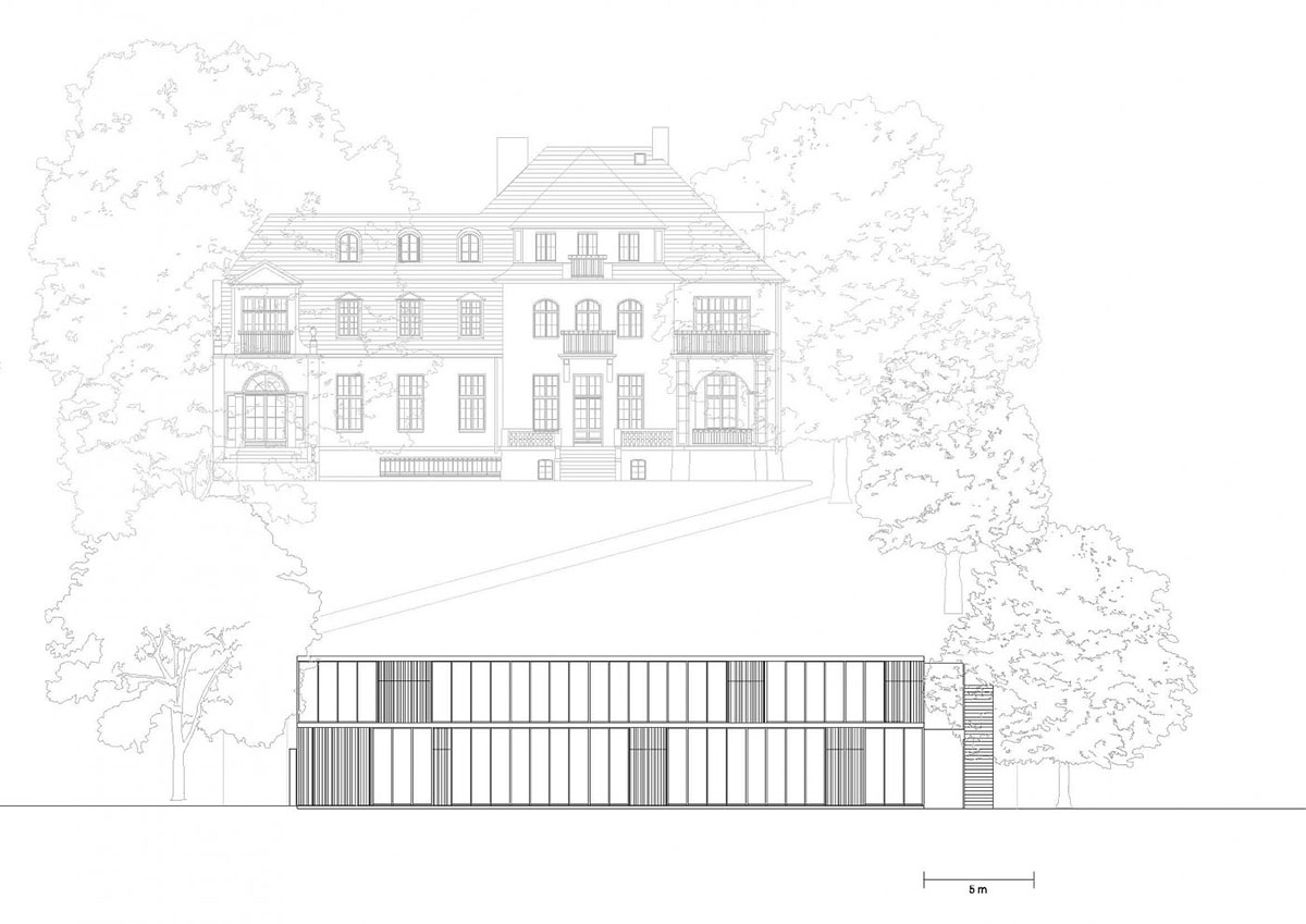 David Chipperfield Architects converts old winter storage into a private studio in Berlin