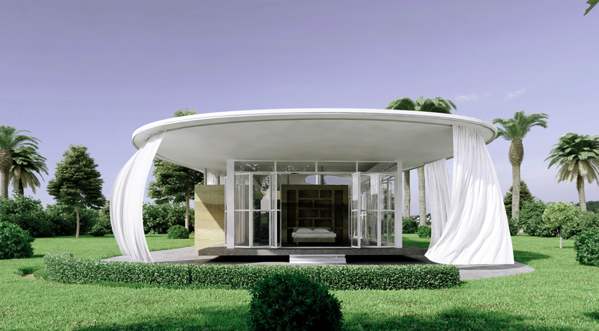 Philippe Barriere designed an eco-friendly residence and atelier in Morocco