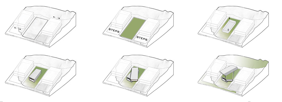 These Triple-Shifted Volumes in Iran create a sense of suspension designed by New Wave Architecture
