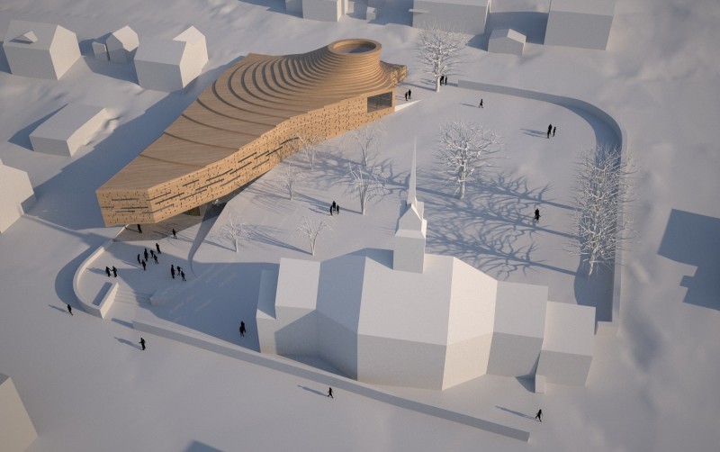 Sn&oslash;hetta wins competition for new Ulstein Church with &rsquo;Excelsior&rsquo; project