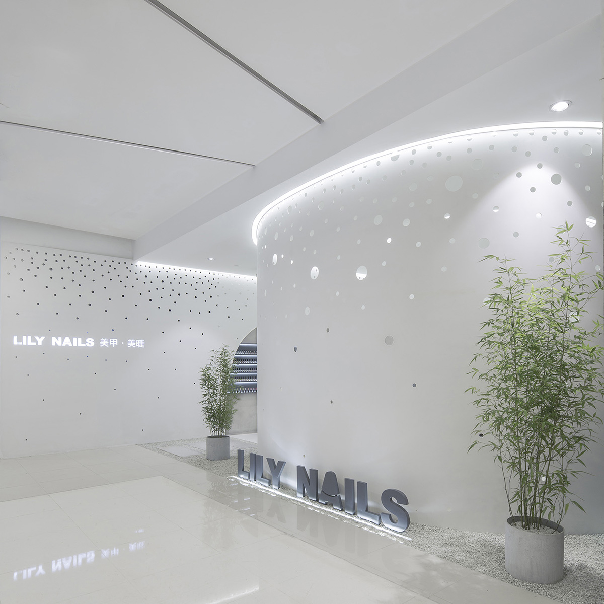 Arch Studio creates Helix Garden for Lily Nails Salon in Beijing