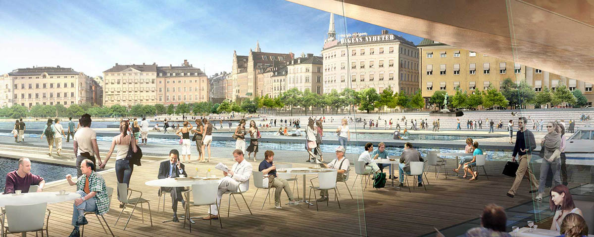 Foster+Partner’s New Slussen Masterplan construction begins in Stockholm