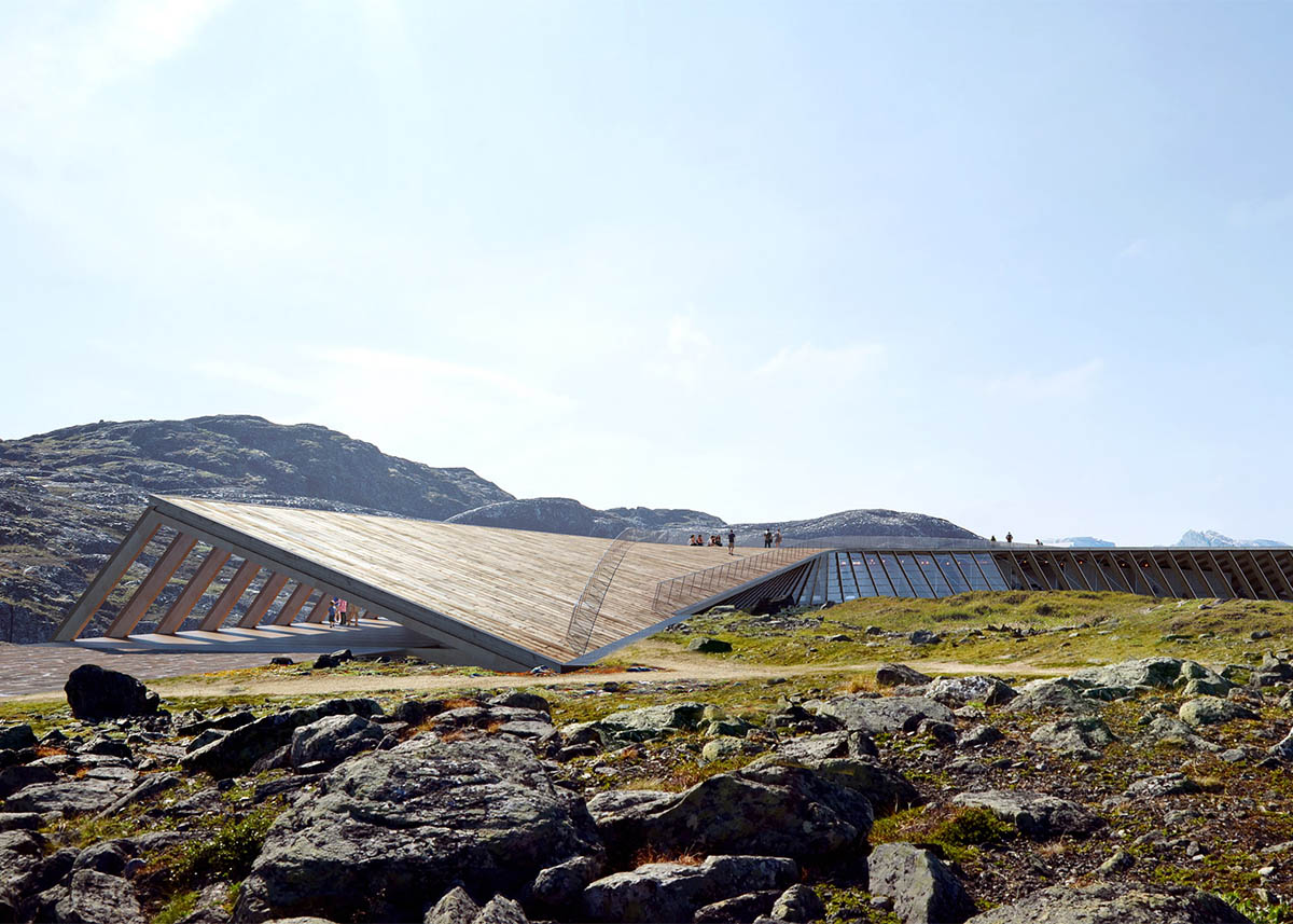 Dorte Mandrup proposes curvaceous icefiord centre in the UNESCO-protected area of Greenland