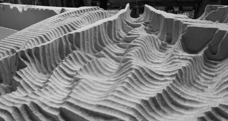 AA Students’ fabrication jagged-red brick wall interprets new innovative architectonic spaces