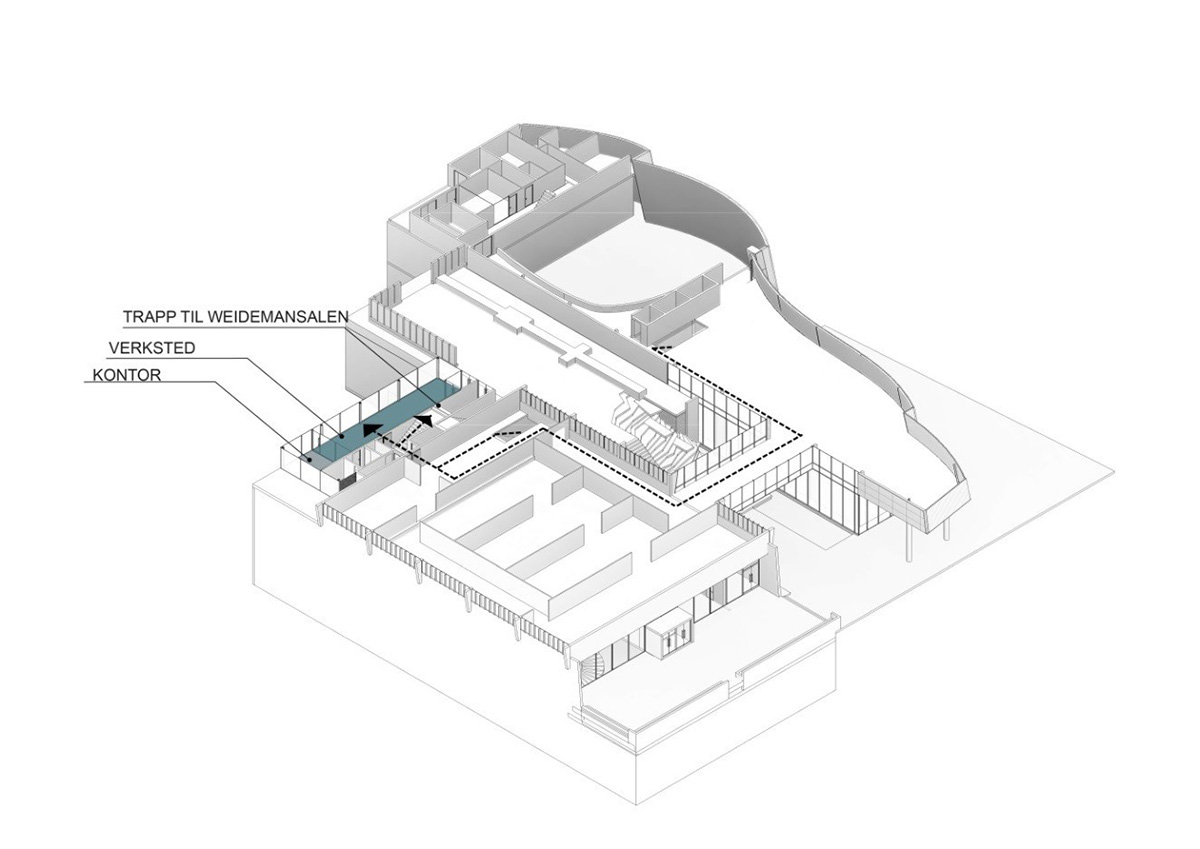 Snøhetta adds a rippling-stainless steel expansion to Lillehammer Art Museum and Lillehammer Cinema