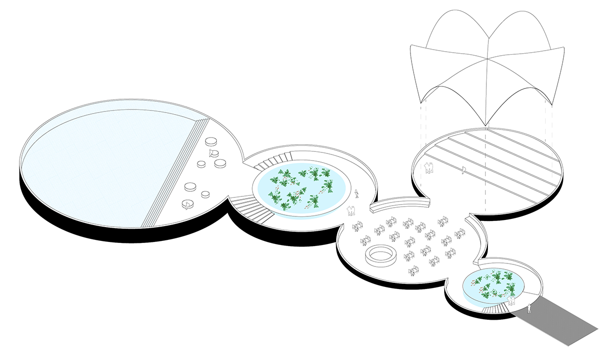 Carlo Ratti Associati unveils design for a floating plaza that uses submarine technologies in Florida