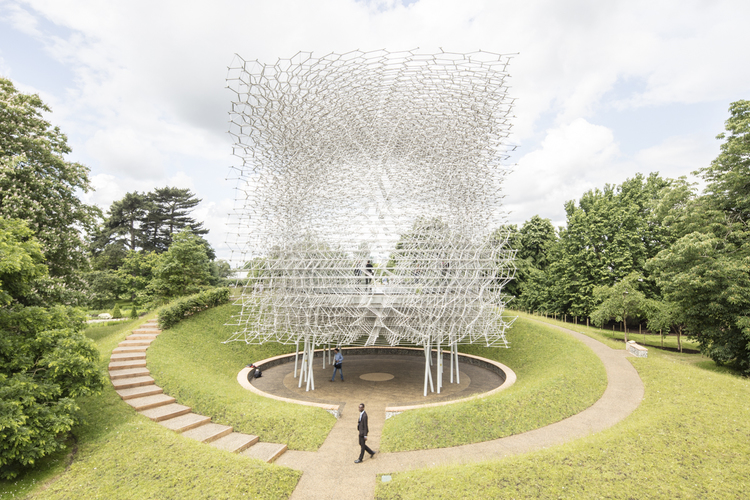 Wolfgang Buttress’ bee-inspired Pavilion moved to Kew Gardens