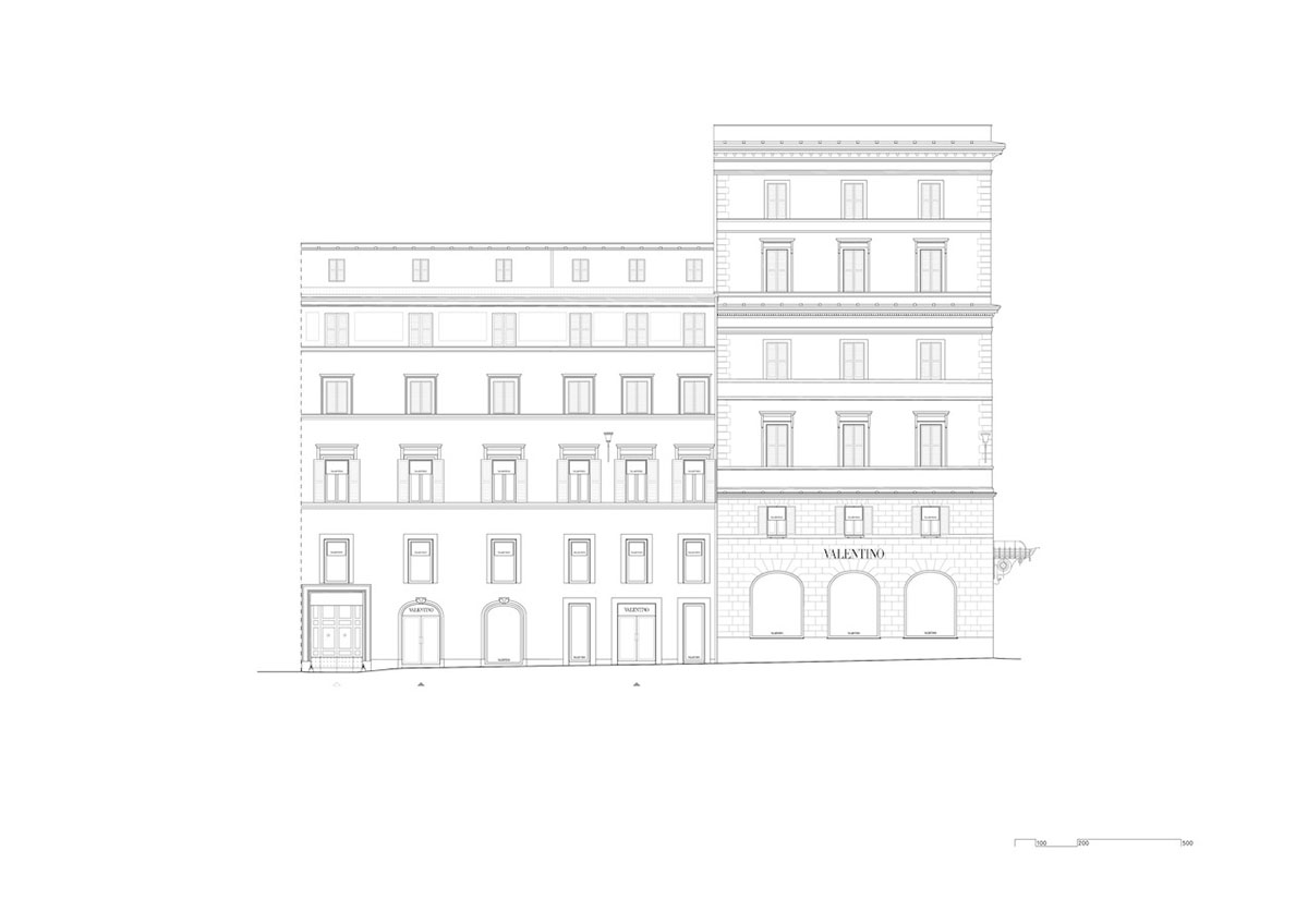 David Chipperfield Architects adds new materials and techniques to Valentino Roman Flagship store