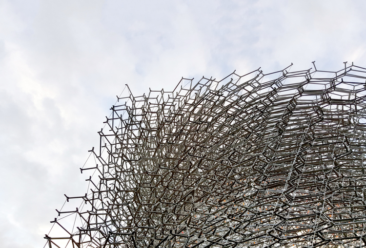 Wolfgang Buttress’ bee-inspired Pavilion moved to Kew Gardens