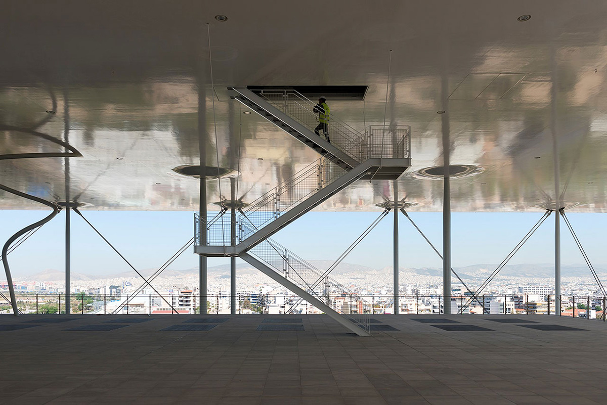 Renzo Piano completed Stavros Niarchos Cultural Centre in Athens’ artificial hill