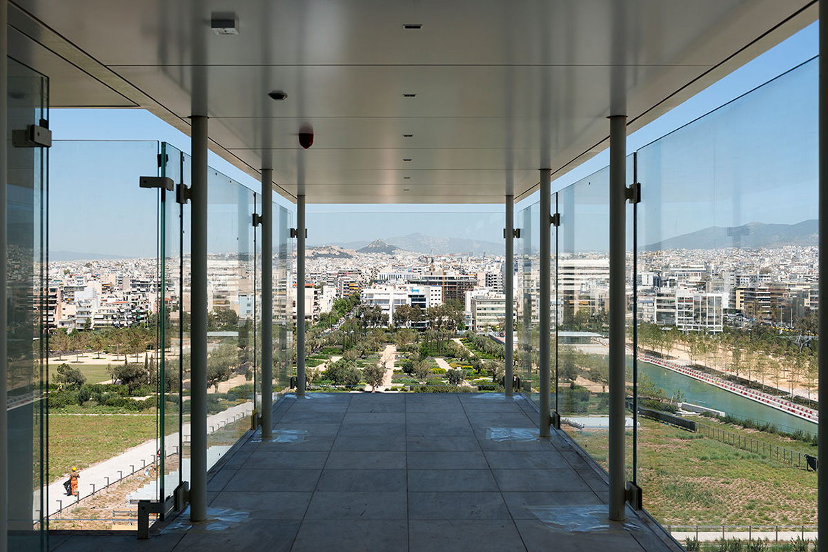 Renzo Piano completed Stavros Niarchos Cultural Centre in Athens’ artificial hill
