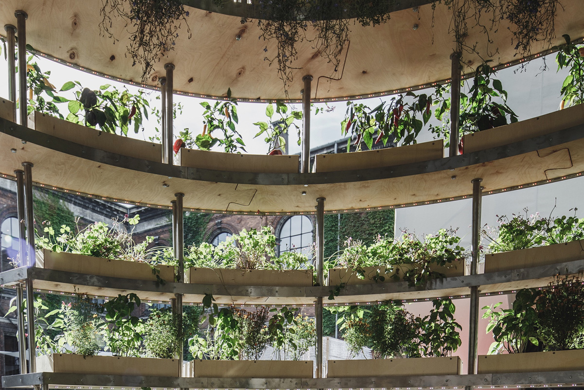 Space10+Mads-Ulrik Husum+Sine Lindholm envision an urban farming to grow food inside the cities