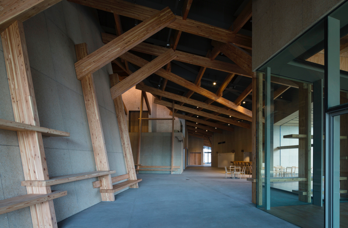 Kengo Kuma and Associates completes &rsquo;wooden frame&rsquo; Iiyama Cultural Hall Nachura in Japan