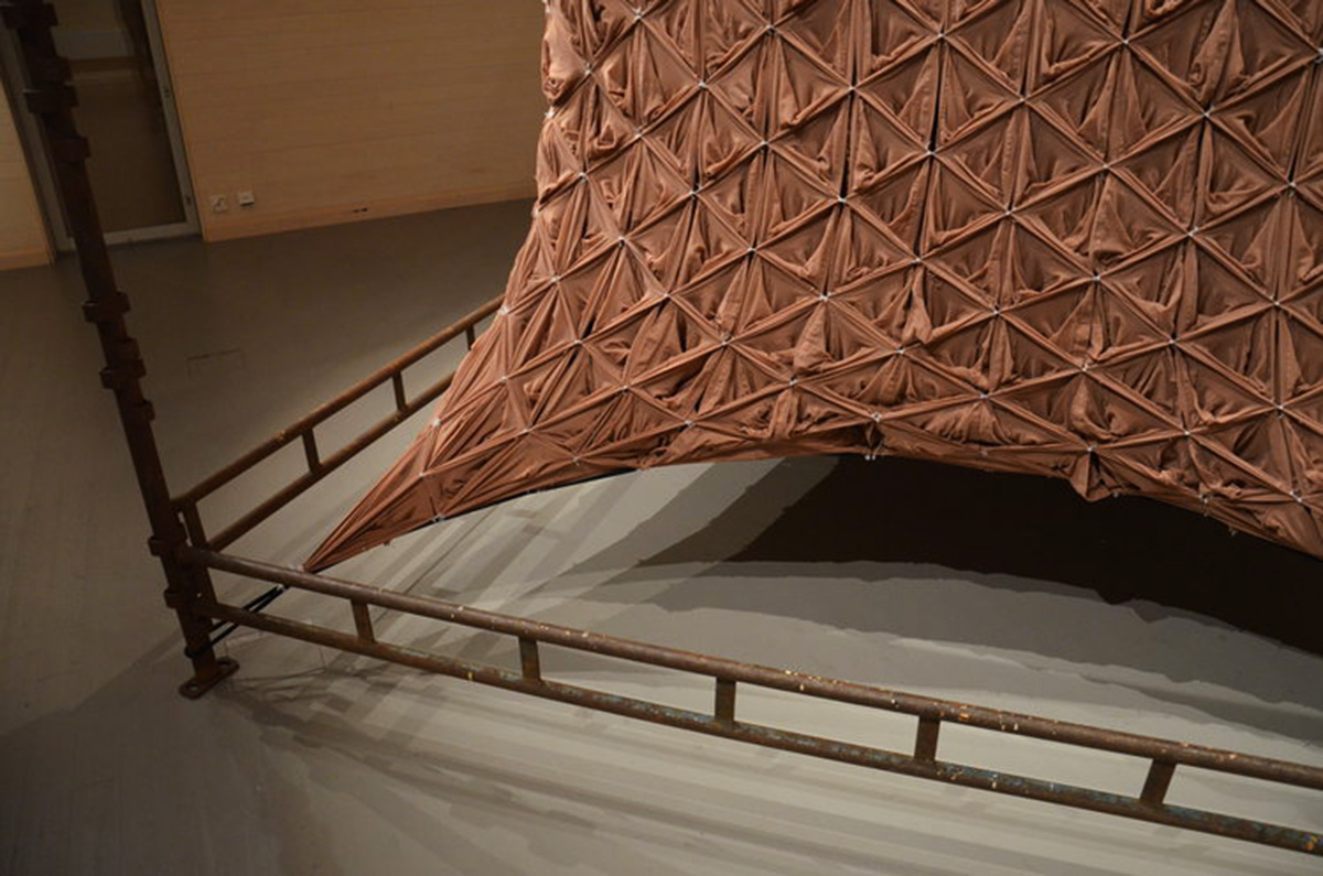 Skin designed by NEON criticizes modernist architecture over a handmade sculpture