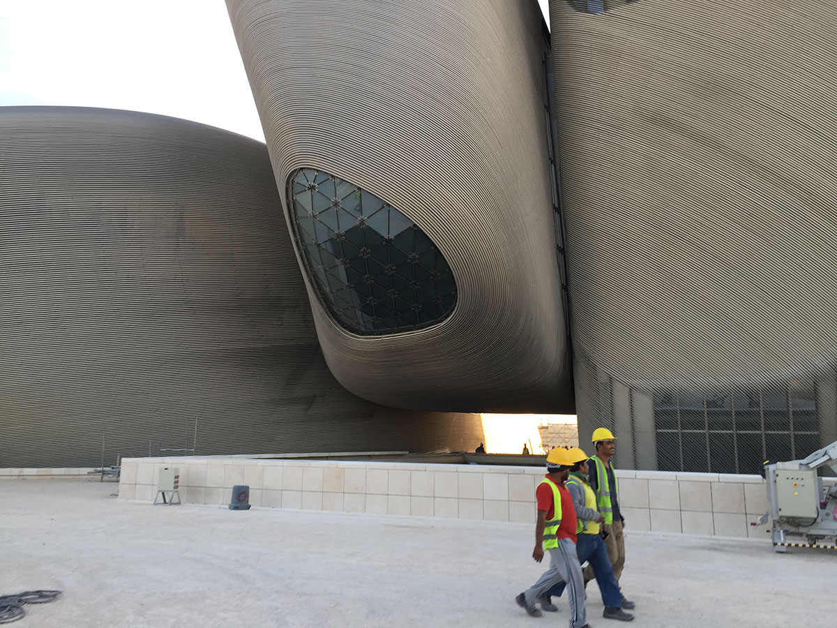 Snøhetta’s pebble-shaped King Abdulaziz Centre for World Culture nears completion in Saudi Arabia