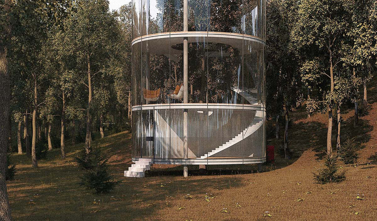 A tree can live in this house designed by Aibek Almasov