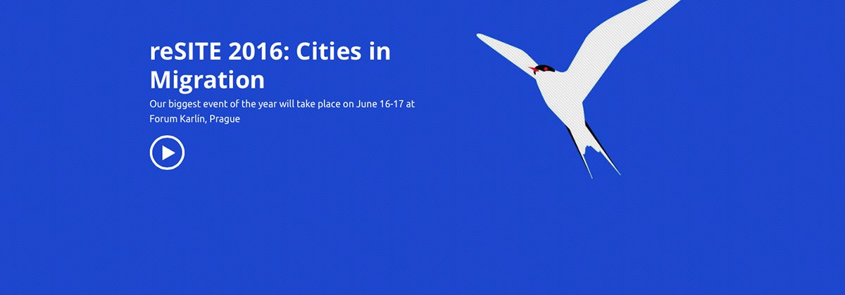 At the borders migration can be photographed. In cities it can be solved. #reSITE2016