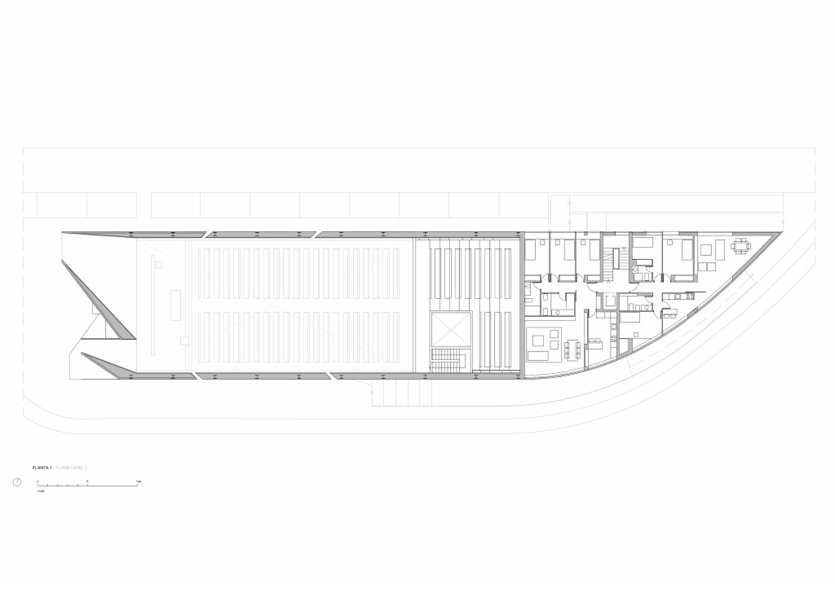 Vicens + Ramos clads the whole facade of Parish Church with ’corten-steel’ in Madrid