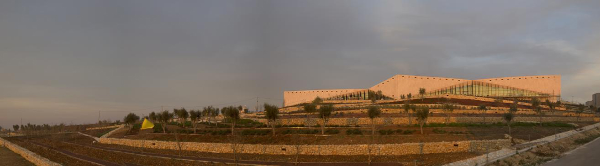 The Palestinian Museum designed by Heneghan Peng Architects opened in Birzeit