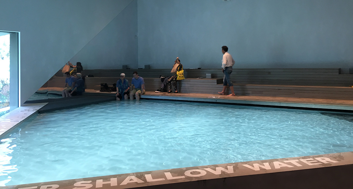 Australia Pavilion Installs A Huge Pool Addressing To Healing Racial 