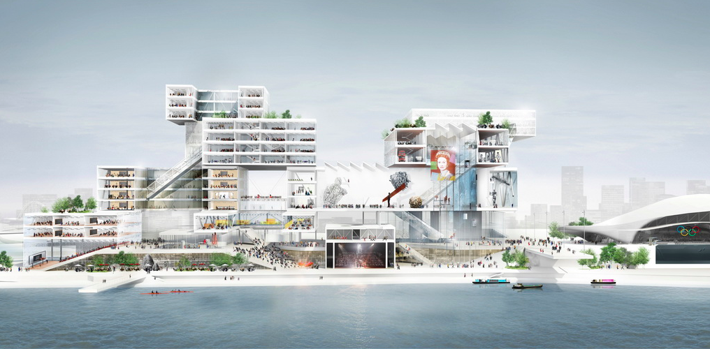 Ole Scheeren unveils his rejected proposal for London Olympicopolis