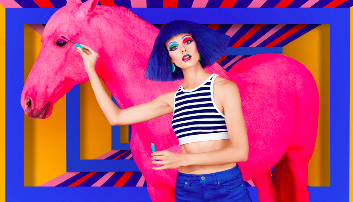 Sagmeister & Walsh created a series of pop-art paintings for Aïzone’s Fall/Winter 2016 campaign